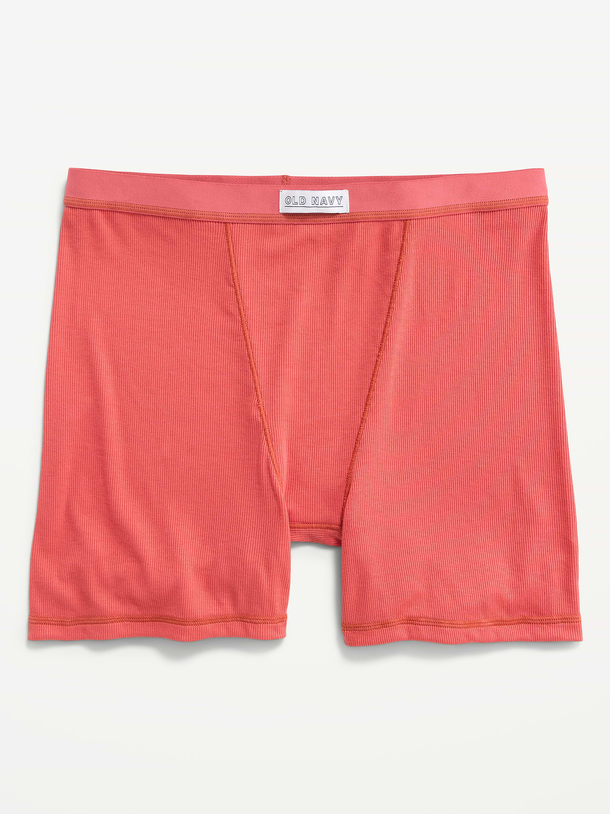 Image number 4 showing, High-Waisted Ribbed Boyshort Briefs -- 3-inch inseam