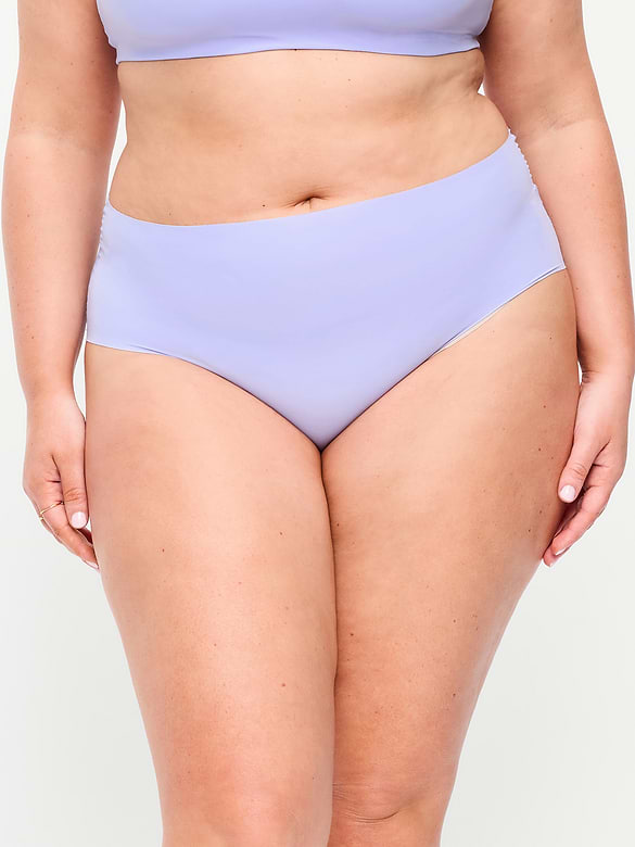 High-Waisted No-Show Brief Underwear