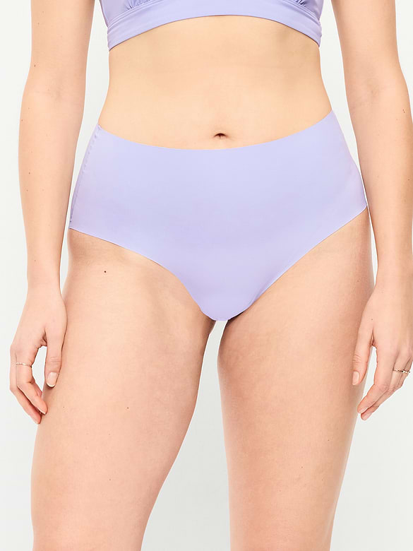 High-Waisted No-Show Brief Underwear
