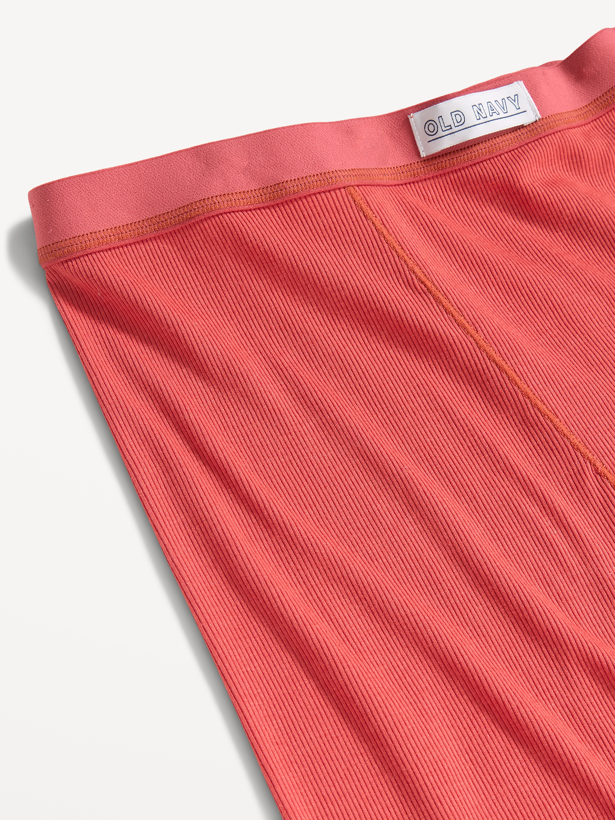 Image number 3 showing, High-Waisted Ribbed Boyshort Briefs -- 3-inch inseam
