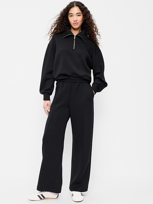 High High-Waisted Bounce Fleece Wide-Leg Sweatpants on clearance at Old Navy — 50% off