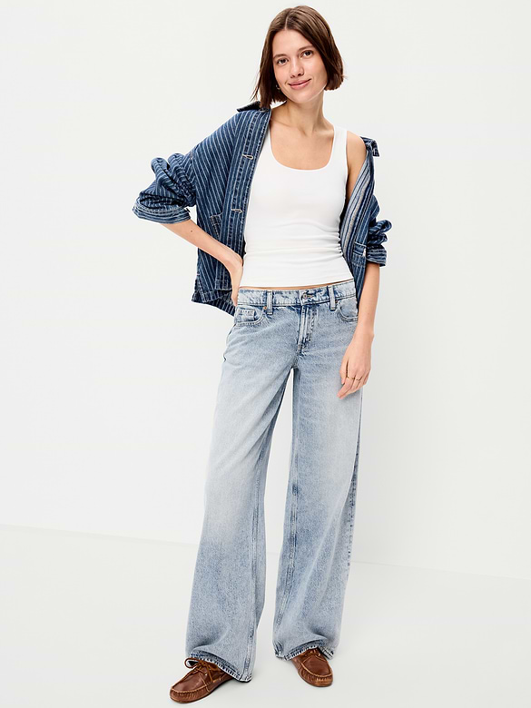 Hug Double-Layer Scoop-Neck Tank Top