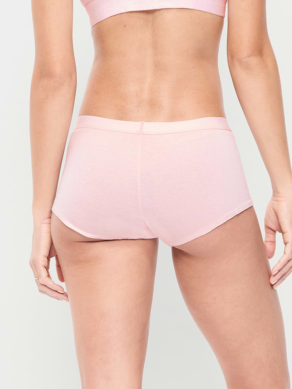 Ribbed Hipster Underwear