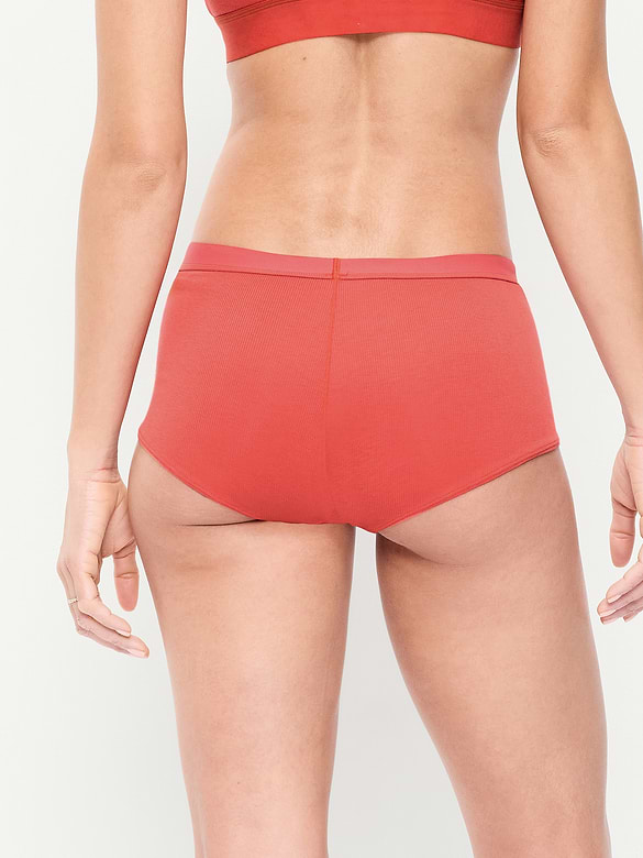 Ribbed Hipster Underwear