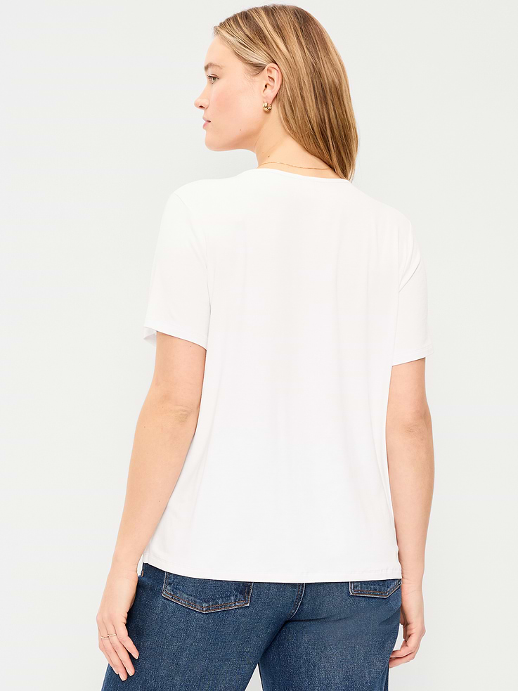 Image number 6 showing, Luxe V-Neck T-Shirt