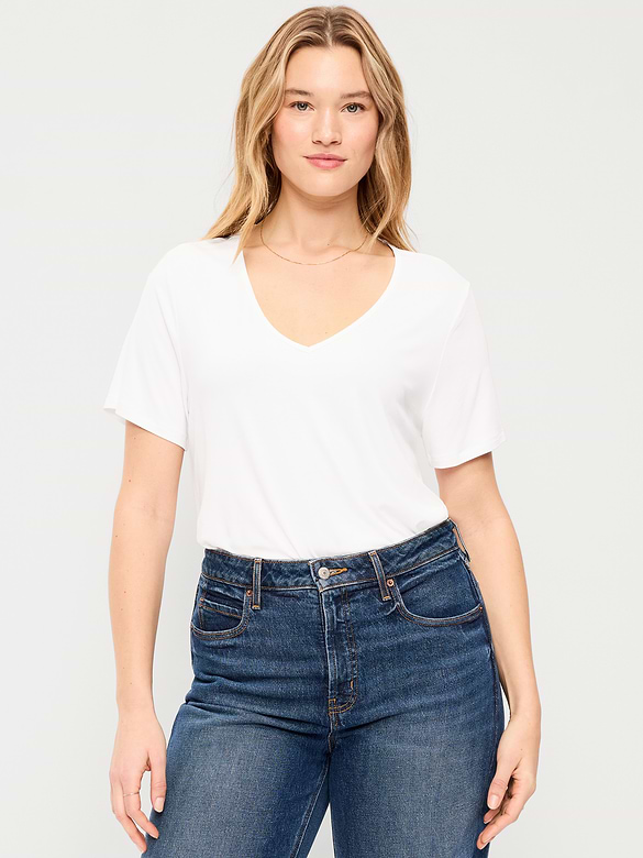 Luxe V-Neck T-Shirt