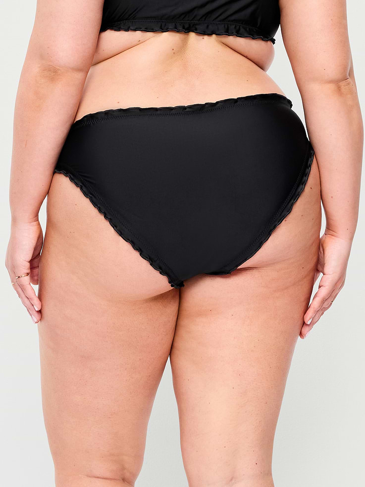 L'image numéro 8 présente Bas de maillot de bain taille mi-basse à volants