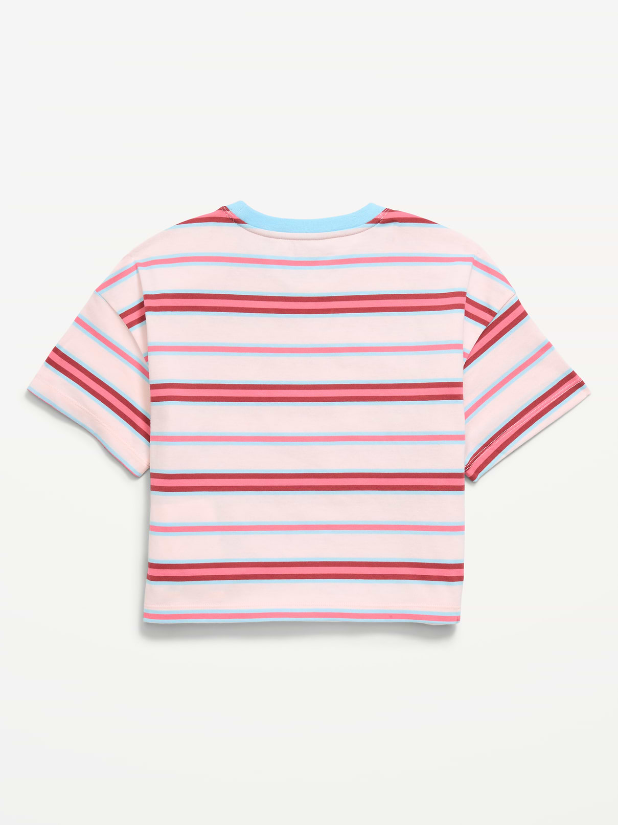Image 3 of 3, Oversized Short-Sleeve Cropped T-Shirt for Girls