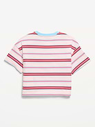 Image 3 of 3, Oversized Short-Sleeve Cropped T-Shirt for Girls