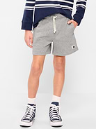 Image number 1 showing, Above Knee Logo Fleece Jogger Shorts for Boys