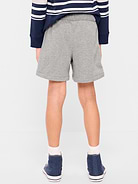 Image number 2 showing, Above Knee Logo Fleece Jogger Shorts for Boys