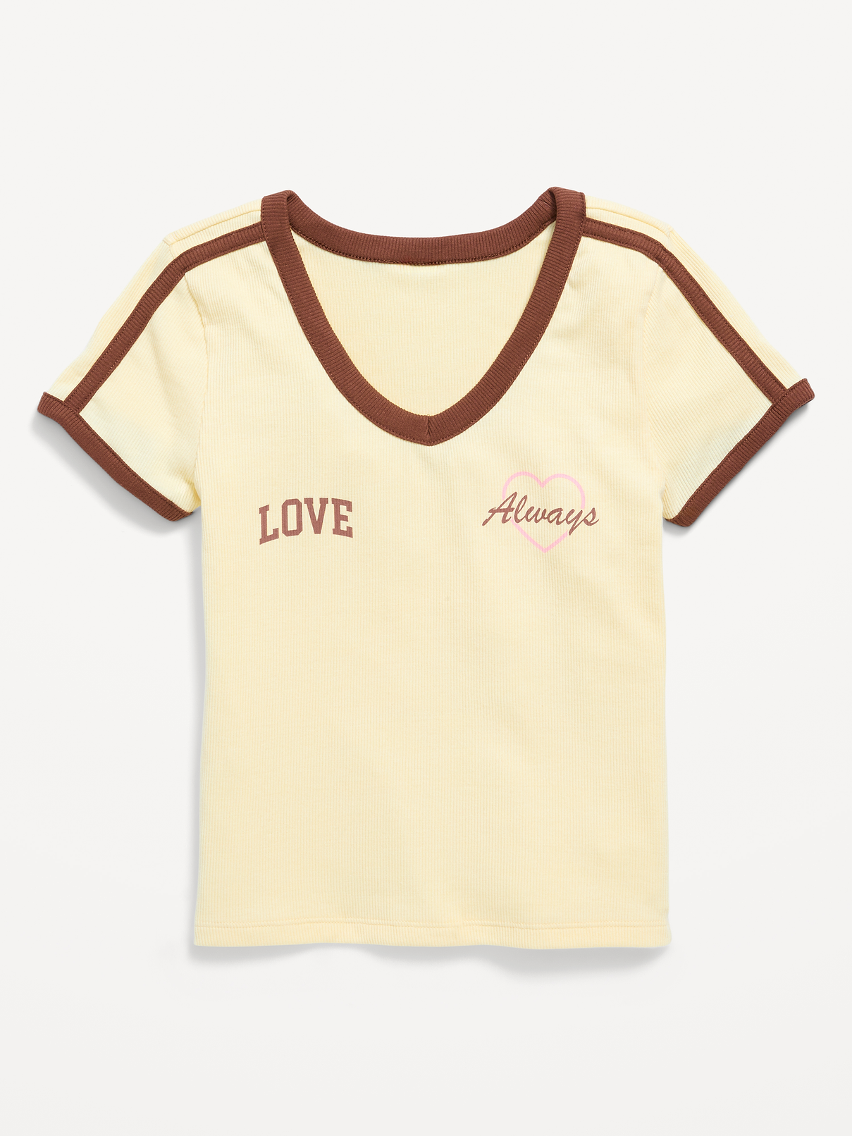 Image number 2 showing, Fitted Short-Sleeve Graphic T-Shirt for Girls