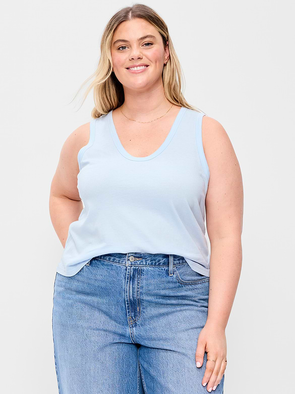 Camisole décontractée à encolure dégagée