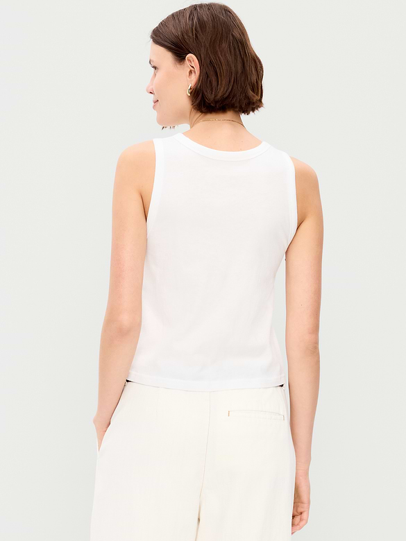 Camisole décontractée à encolure dégagée