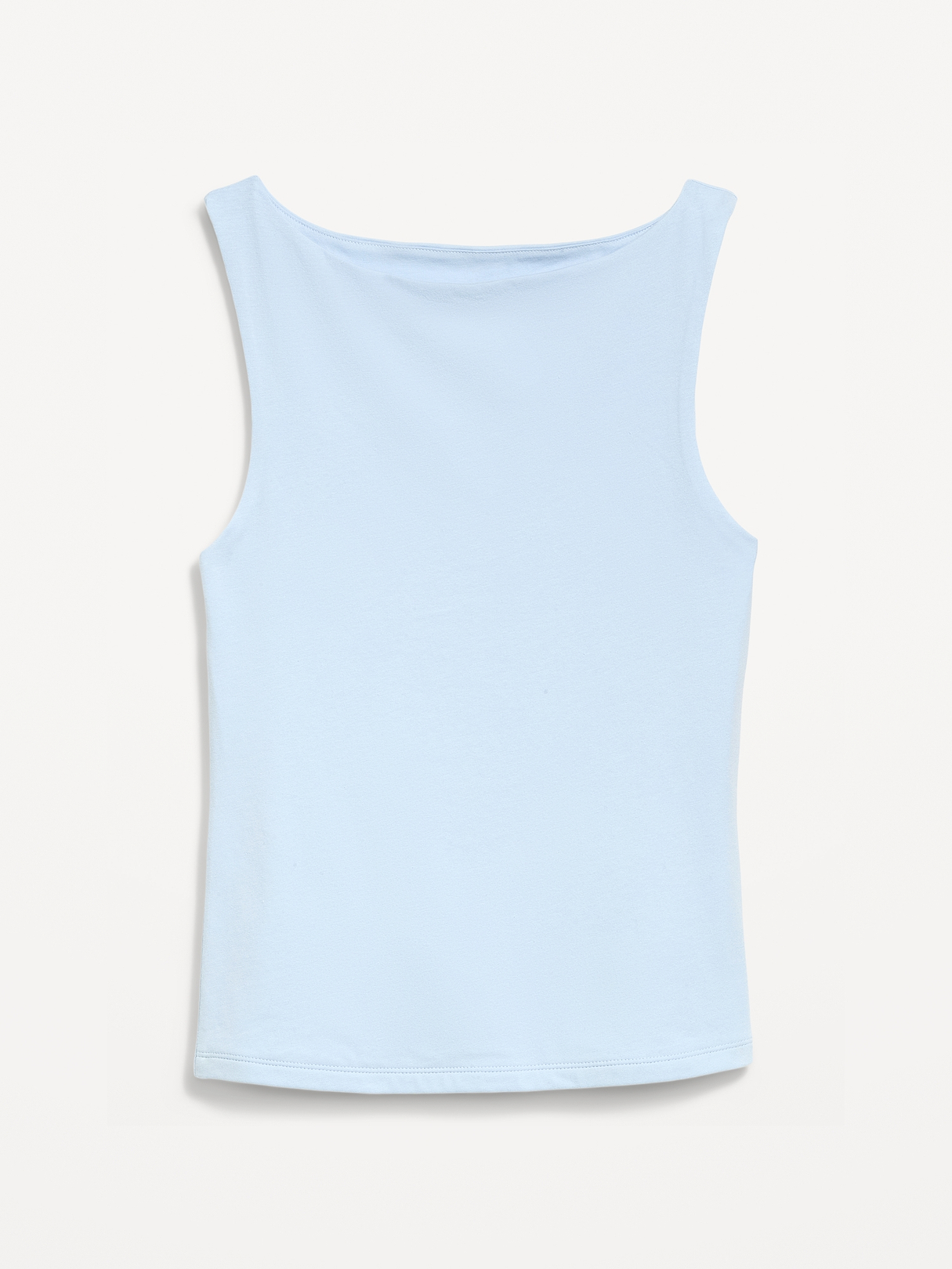 Hug Double-Layer Boat-Neck Top | Old Navy