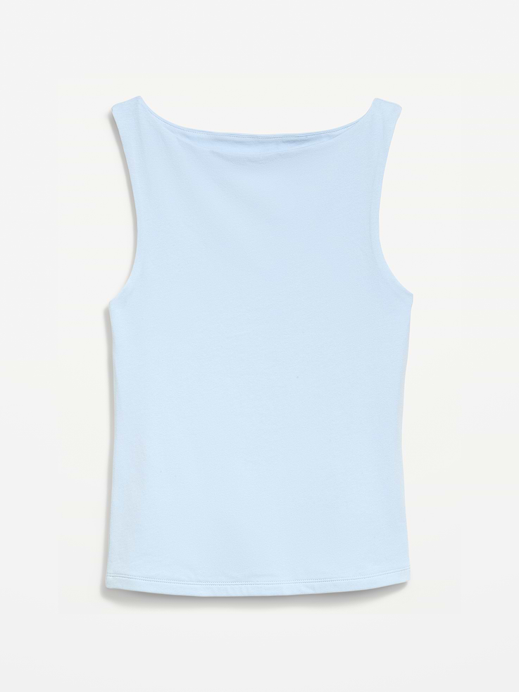 Image number 4 showing, Hug Double-Layer Boat-Neck Top