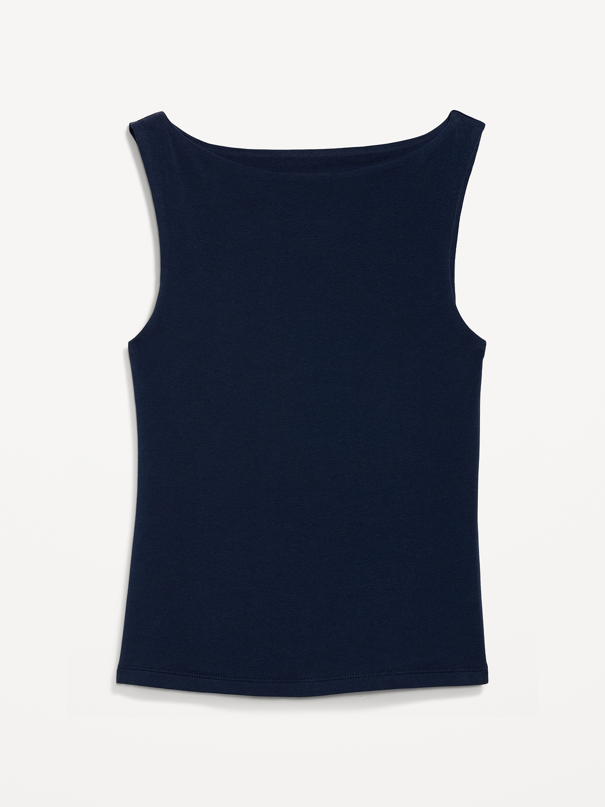 Hug Double-Layer Boat-Neck Top | Old Navy