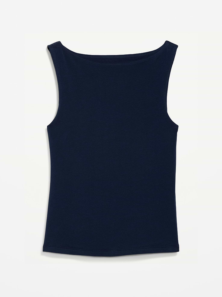 Image number 5 showing, Hug Double-Layer Boat-Neck Top