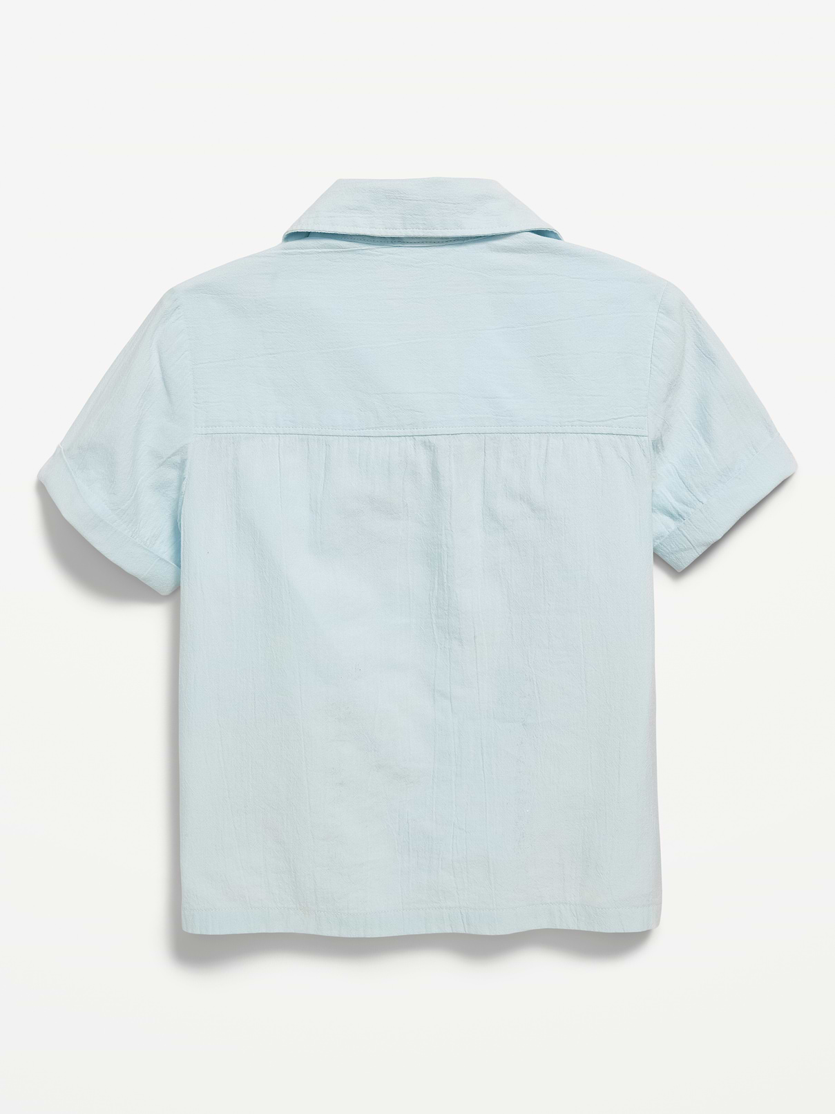 Image 2 of 3, Short-Sleeve Embroidered Shirt for Toddler Boys