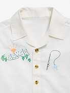 Image number 2 showing, Short-Sleeve Embroidered Shirt for Toddler Boys