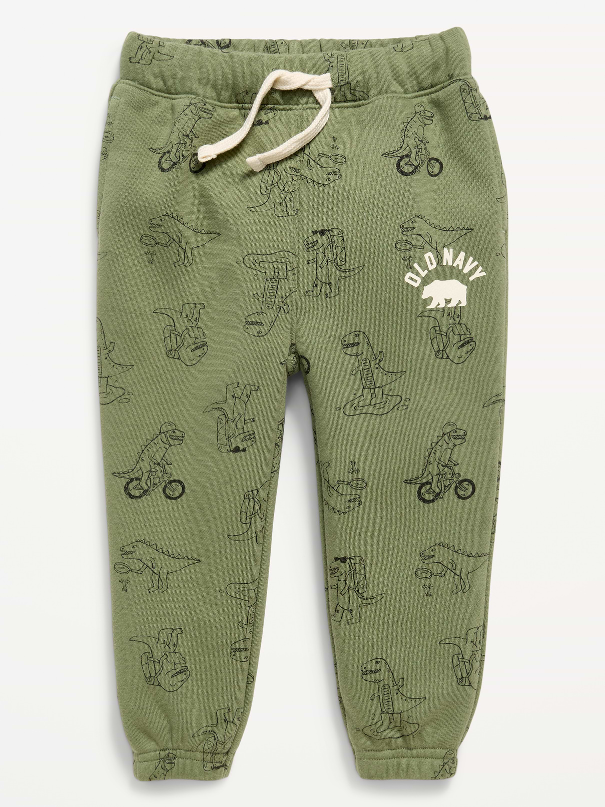 L'image numéro 1 présente Pantalon de jogging en coton ouaté à logo unisexe pour tout-petit