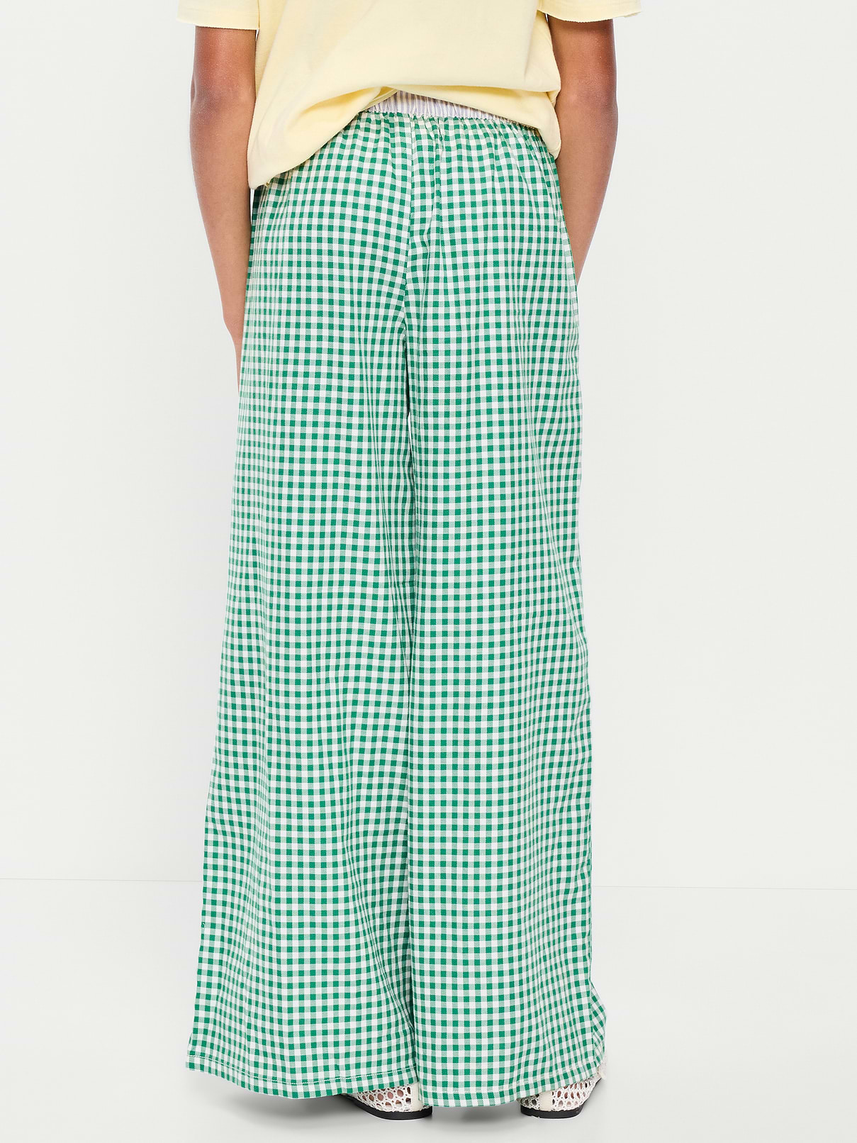 Image number 2 showing, Pull-On Loose Twill Pants for Girls