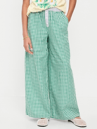 Image number 1 showing, Pull-On Loose Twill Pants for Girls