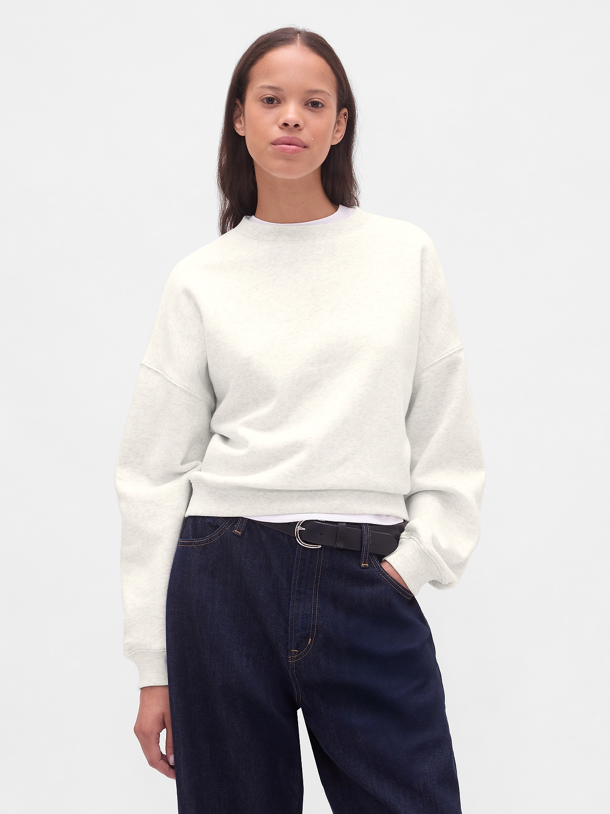 VintageSoft Wedge Crewneck Sweatshirt | Gap