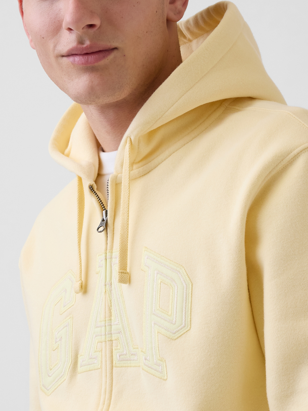 Adult VintageSoft Arch Logo Zip Hoodie | Gap