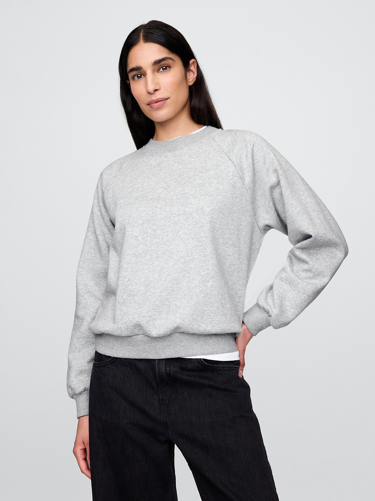 VintageSoft Raglan Sweatshirt | Gap