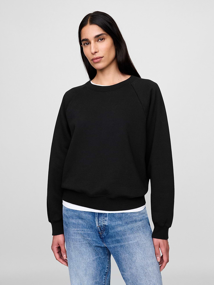 Image number 1 showing, VintageSoft Raglan Sweatshirt