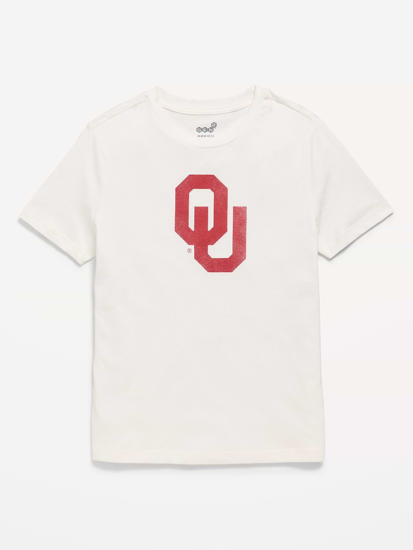 College Graphic Gender-Neutral T-Shirt for Kids