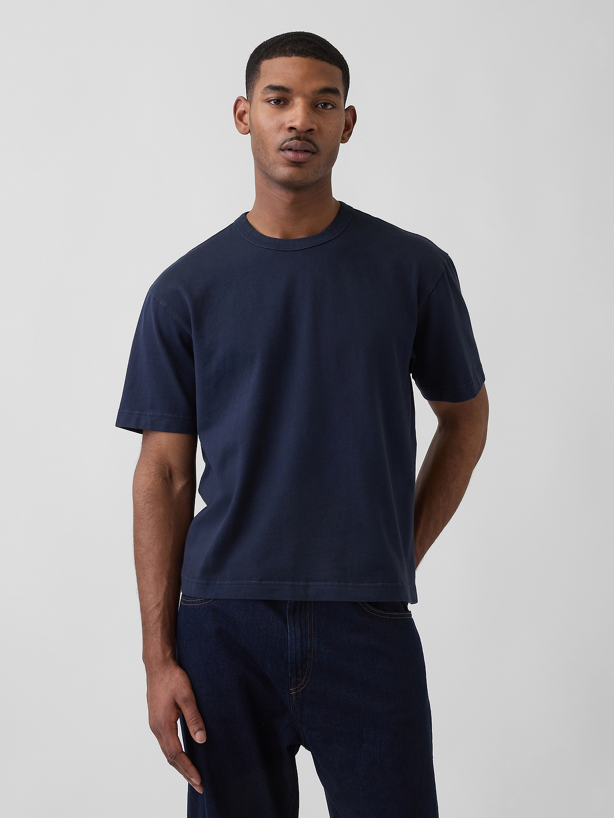 Tシャツ キャップ Adult Heavyweight Crop T-Shirt | Gap