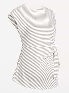 Image number 2 showing, Maternity Side-Tie Jersey Top