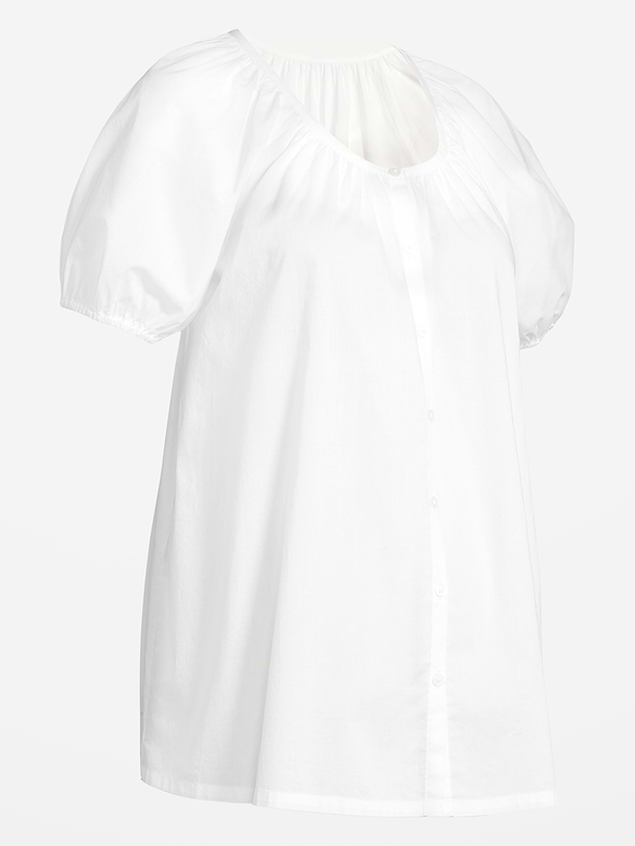 Maternity Airy Button-Down Top