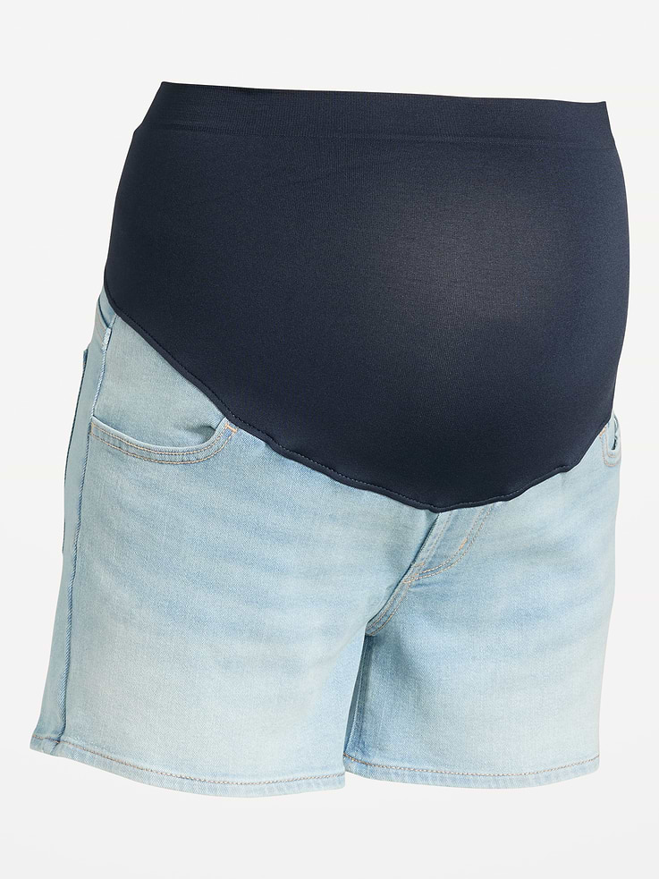 Image number 4 showing, Maternity Full-Panel Wow Short -- 4-inch inseam