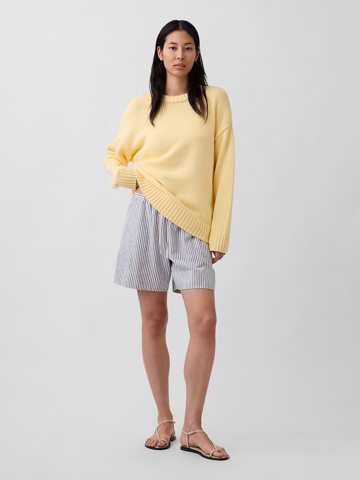 Image number 6 showing, 6" Linen-Blend Easy Shorts