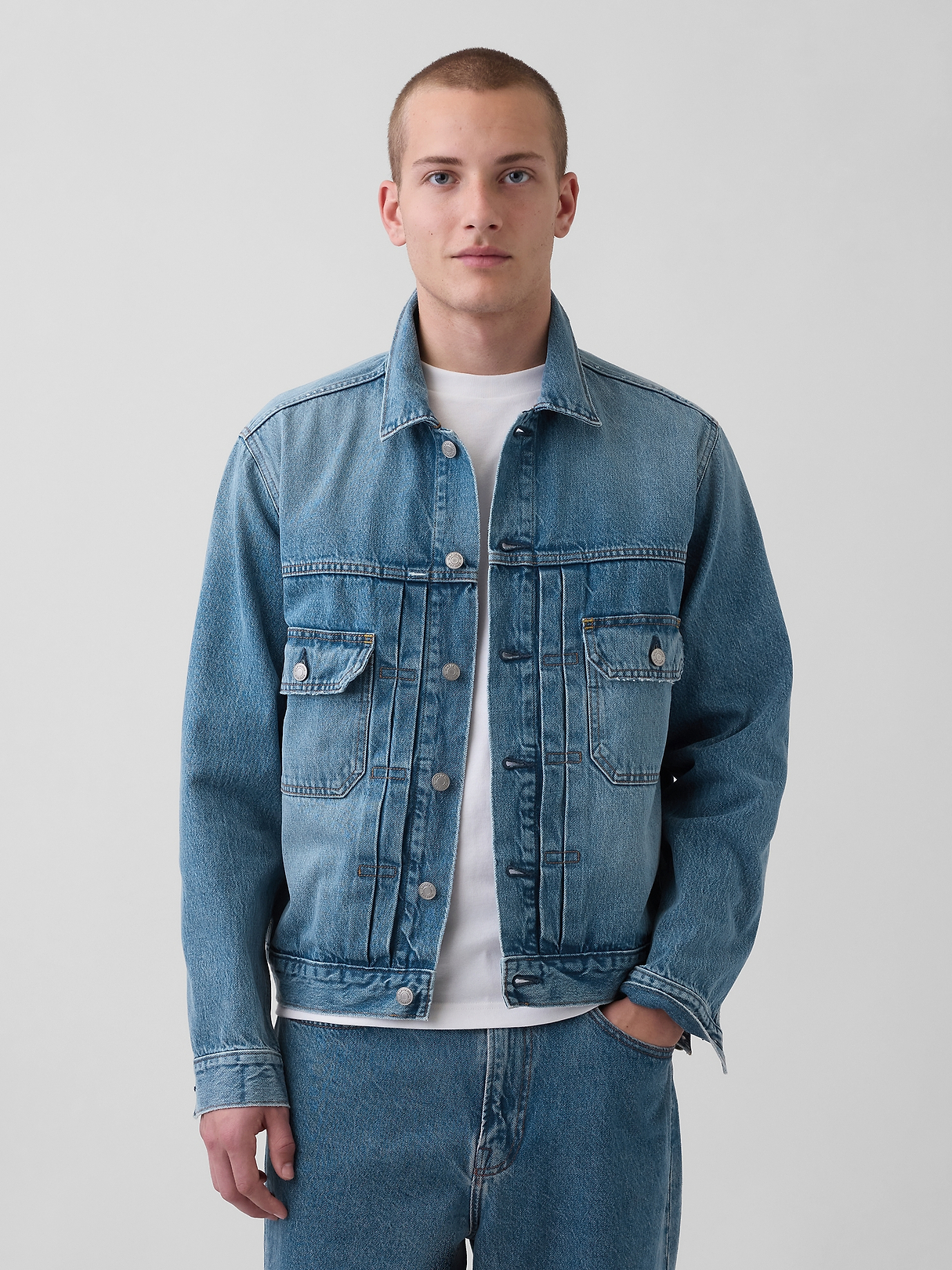 Relaxed Icon Denim Jacket | Gap
