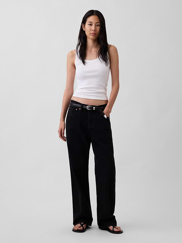 Rib Scoop Tank Top
