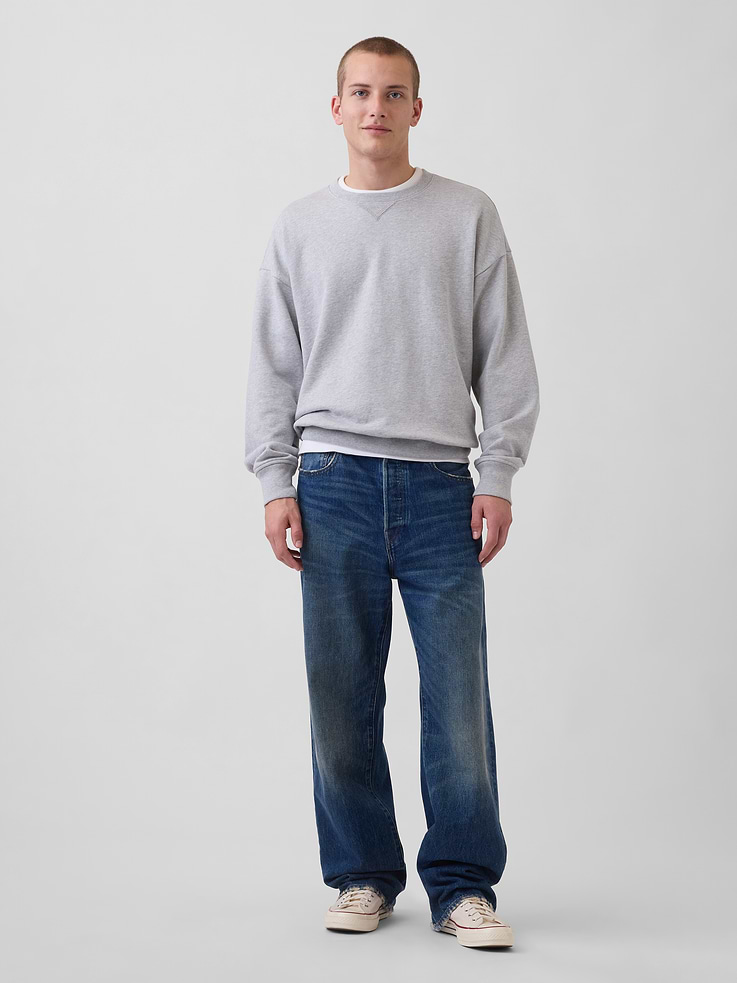 Image number 2 showing, Adult Heavyweight French Terry Oversized Sweatshirt