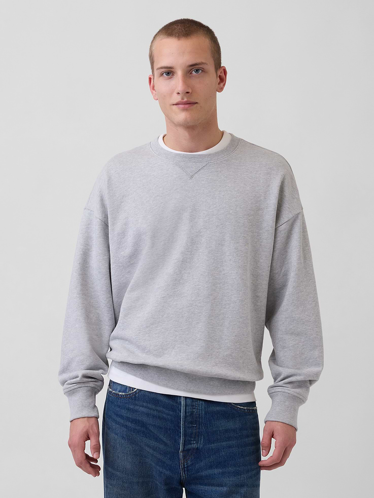 Image number 1 showing, Adult Heavyweight French Terry Oversized Sweatshirt