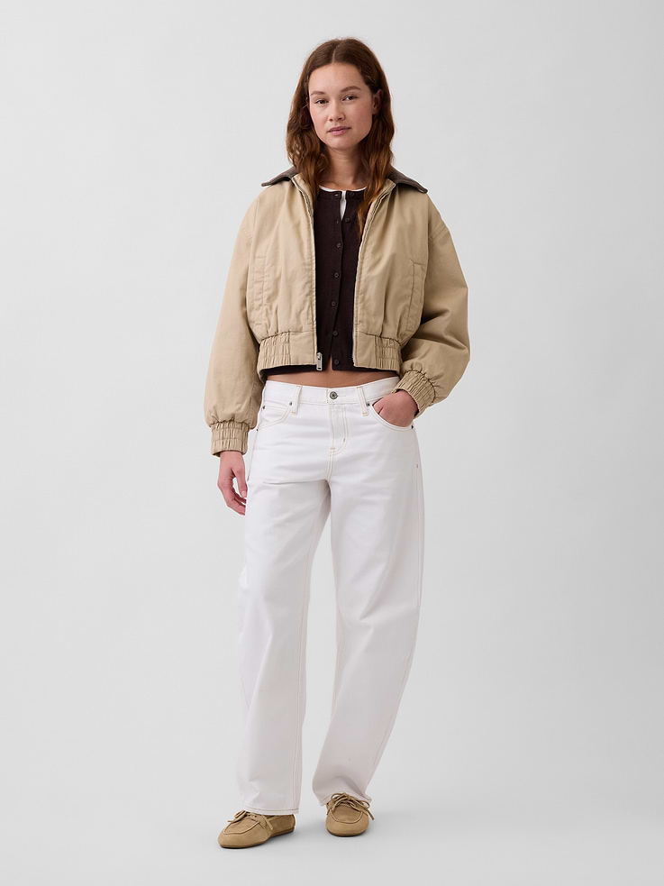Image number 2 showing, Oversized Bomber Jacket