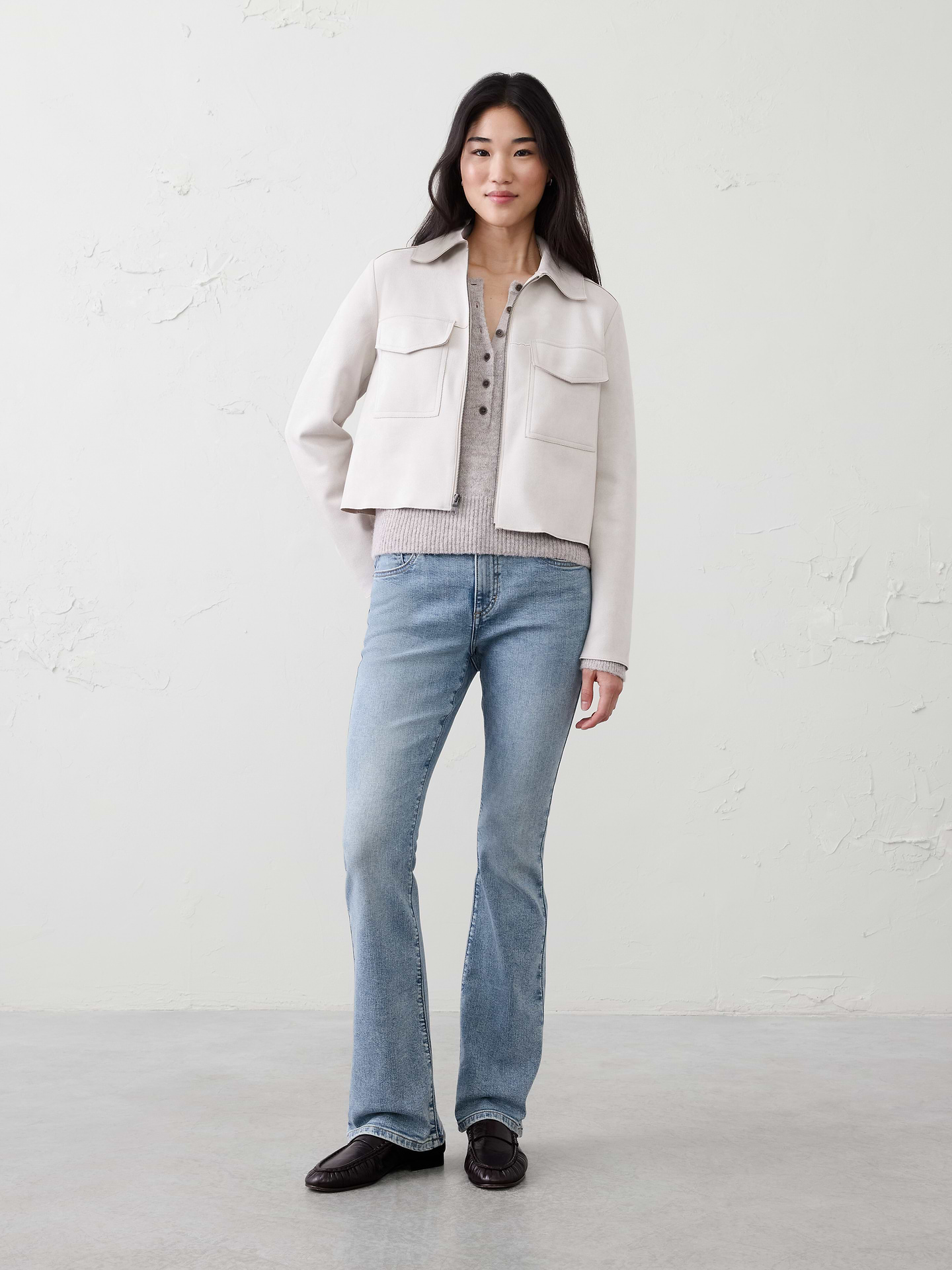 Image number 1 showing, Kick Flare Mid-Rise Jean