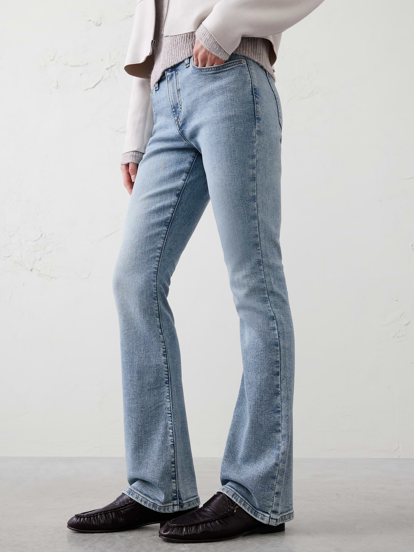 Image number 6 showing, Kick Flare Mid-Rise Jean