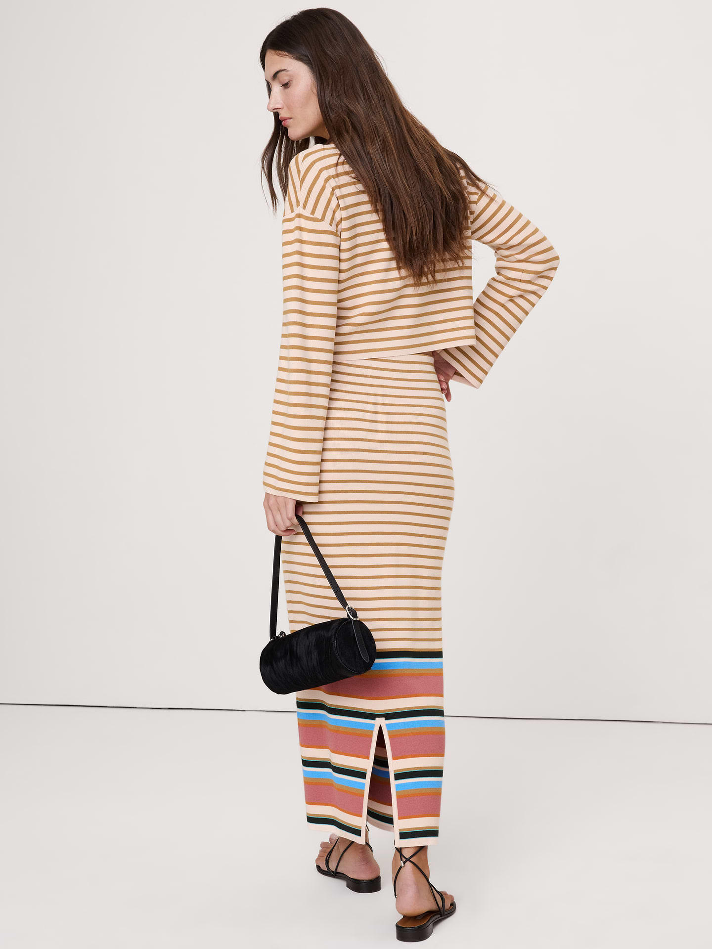 Image number 3 showing, Sculpted Knit Maxi Skirt