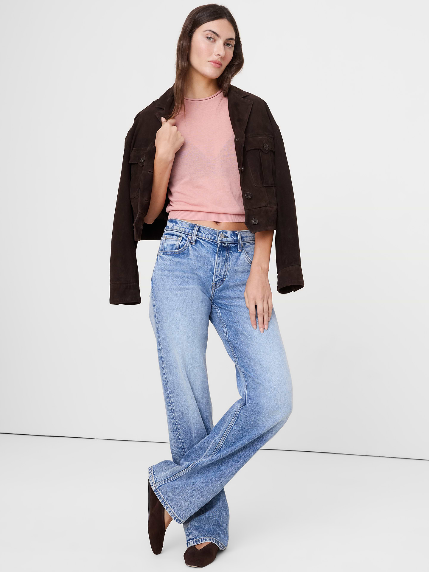 Image number 3 showing, Sheer Ultra-Fine Cotton Sweater Tank