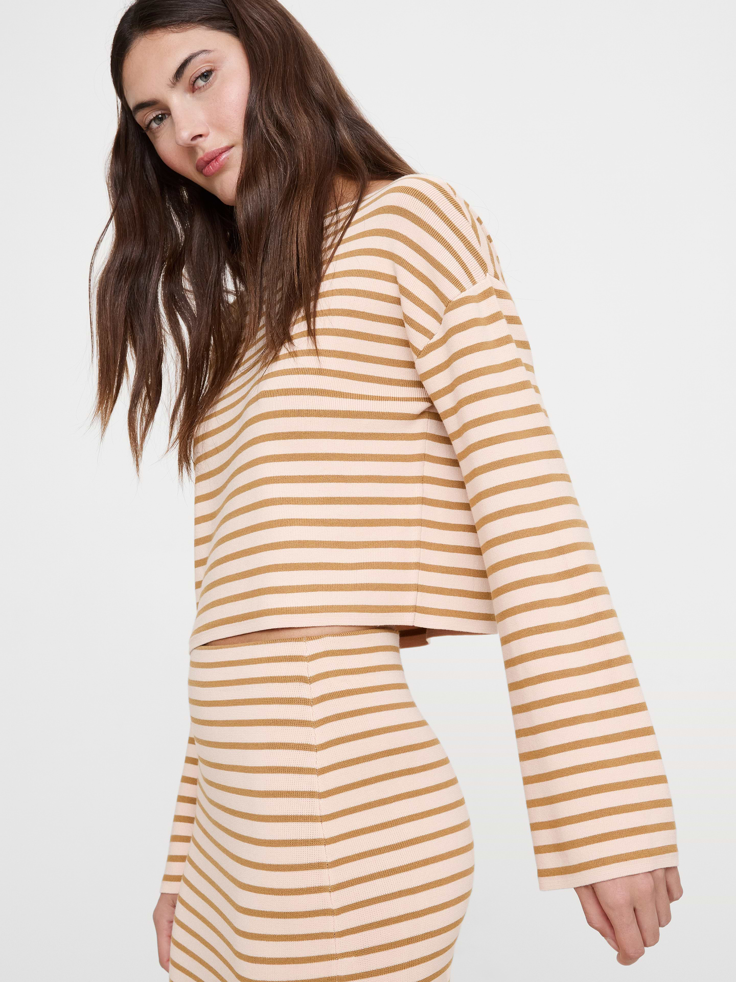 Image number 3 showing, Sculpted Flare-Sleeve Top