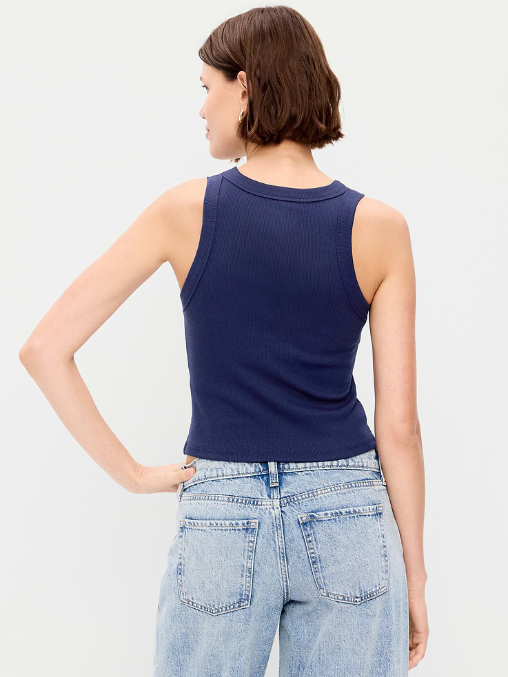 L'image numéro 2 présente Camisole courte moulante