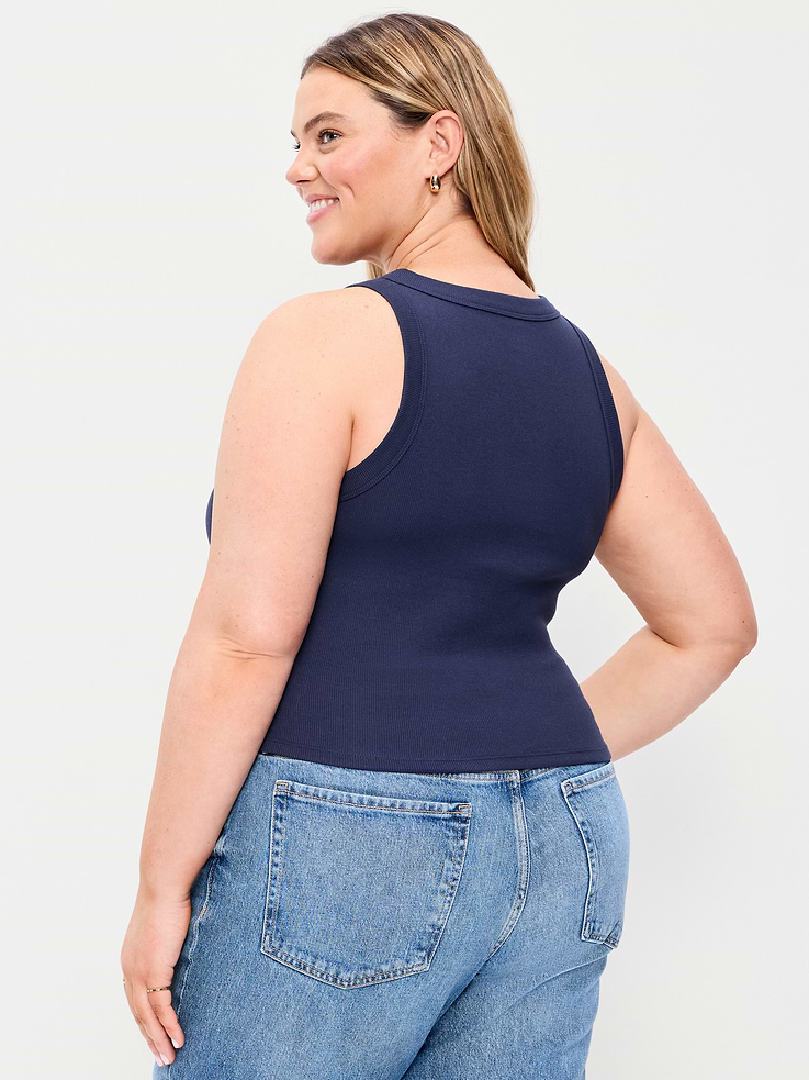 L'image numéro 8 présente Camisole courte moulante