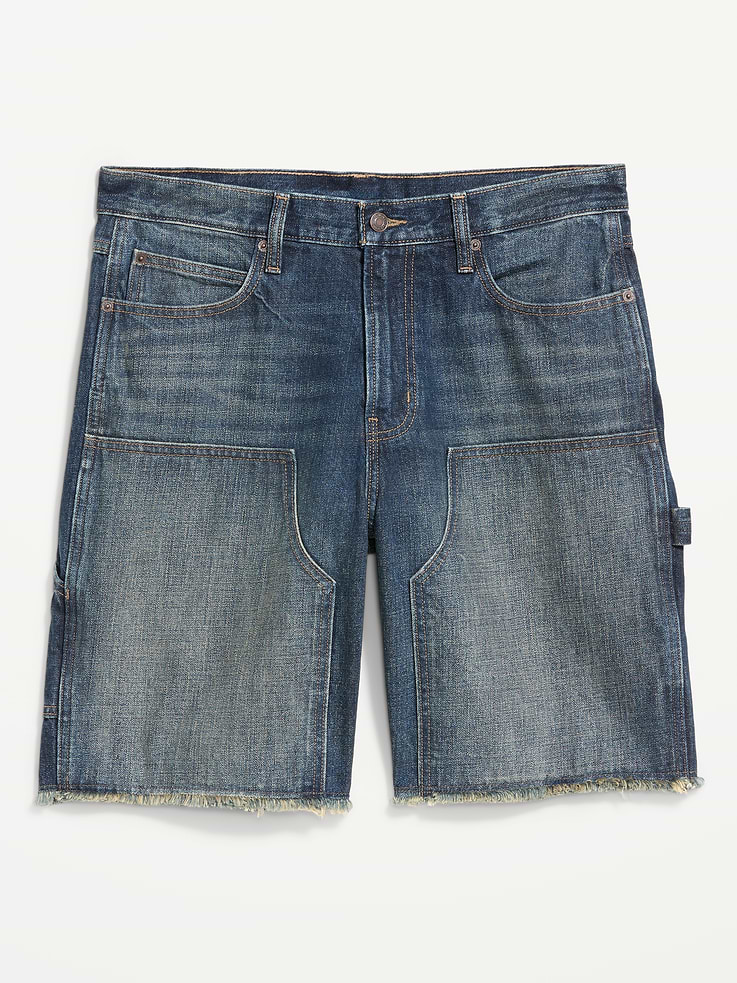 Image 5 of 5, Baggy Carpenter Jean Shorts-- 10-inch inseam